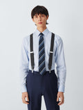 John Lewis braces button and clip black one size (British brand)