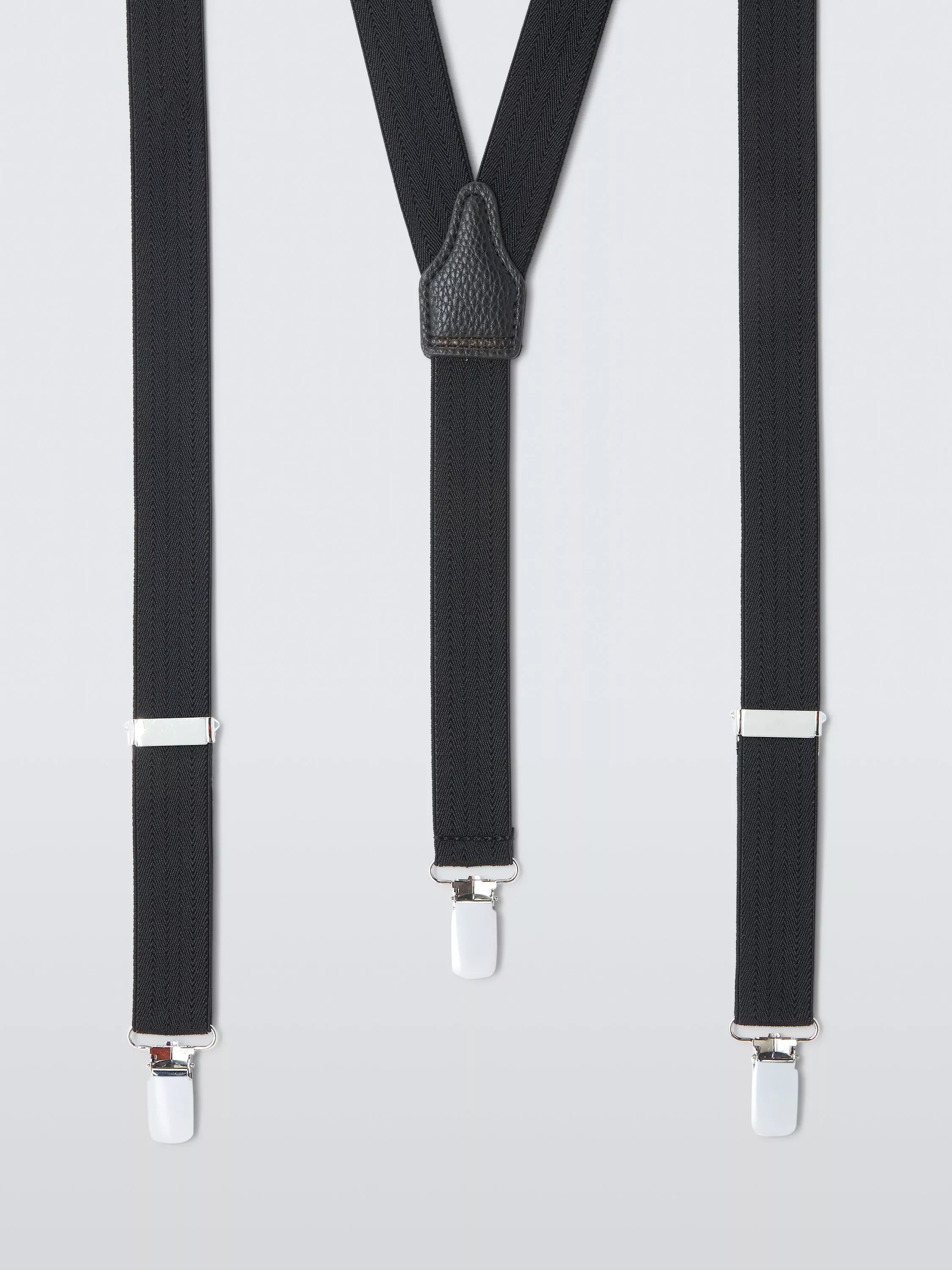 John Lewis herringbone narrow braces with Y-back - British product