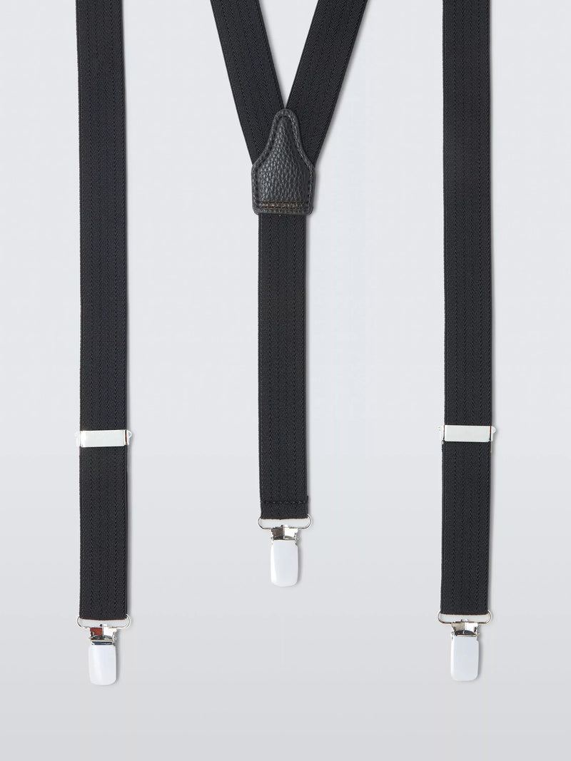 John Lewis herringbone narrow braces with Y-back - British product