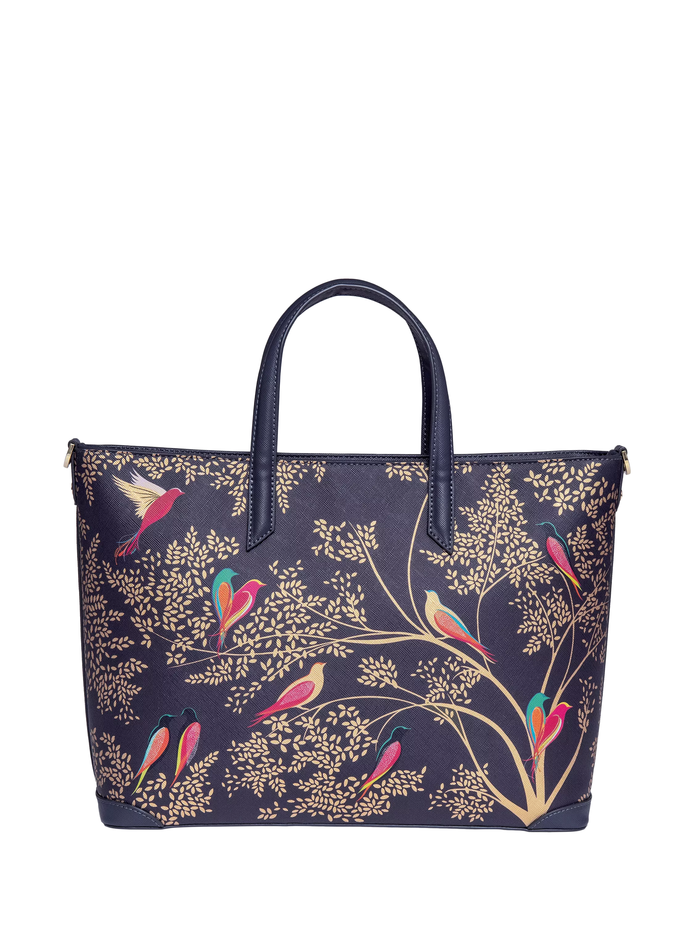 Sara Miller medium tote bag smokey bluebirds (British brand)