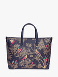 Sara Miller medium tote bag smokey bluebirds (British brand)