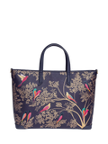 Sara Miller medium tote bag smokey bluebirds (British brand)