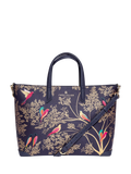 Sara Miller medium tote bag smokey bluebirds (British brand)