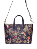 Sara Miller medium tote bag smokey bluebirds (British brand)