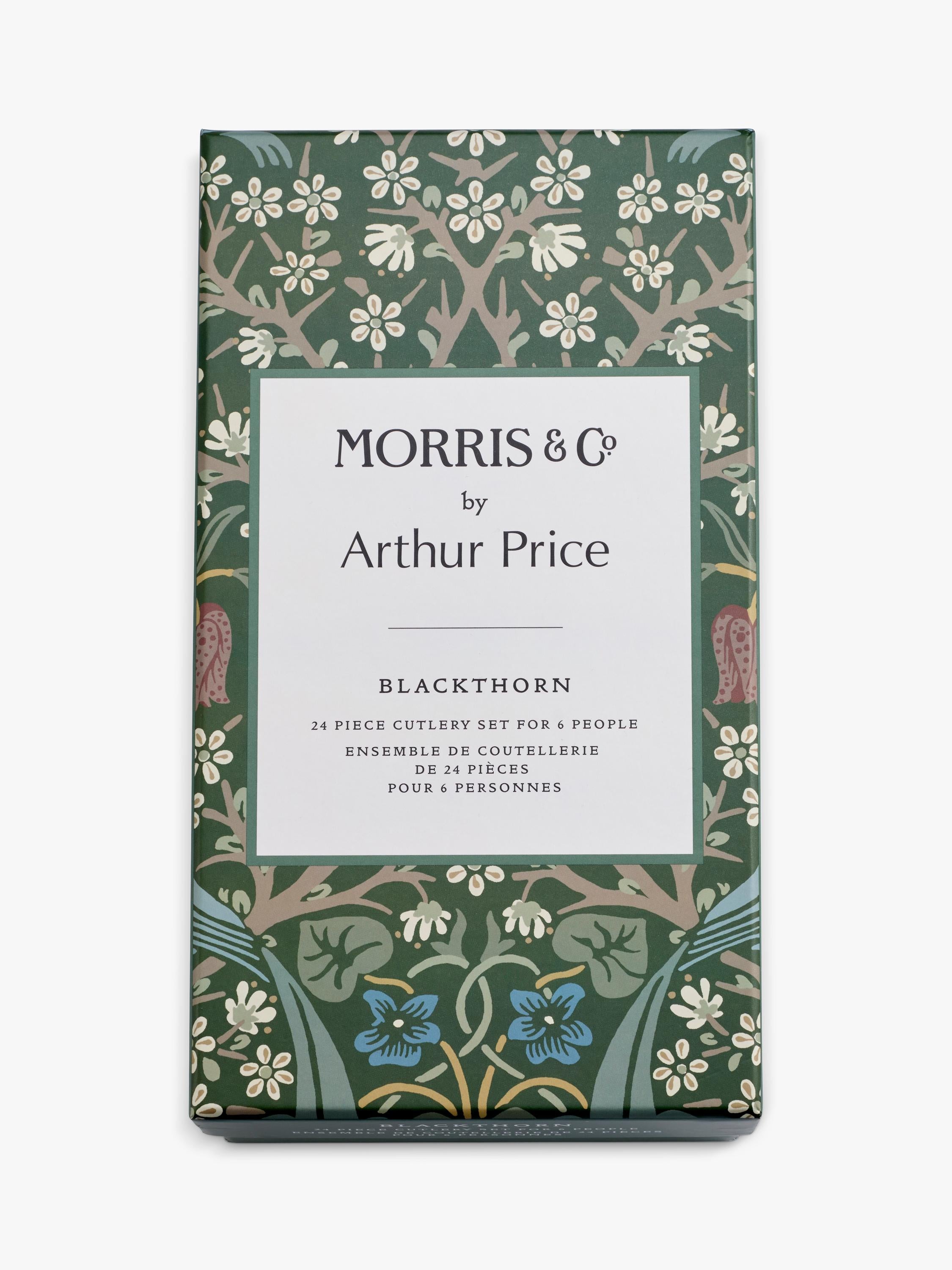 Morris & Co. Blackthorn cutlery set 24 piece, imported from the UK
