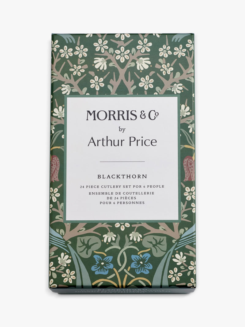 Morris & Co. Blackthorn cutlery set 24 piece, imported from the UK