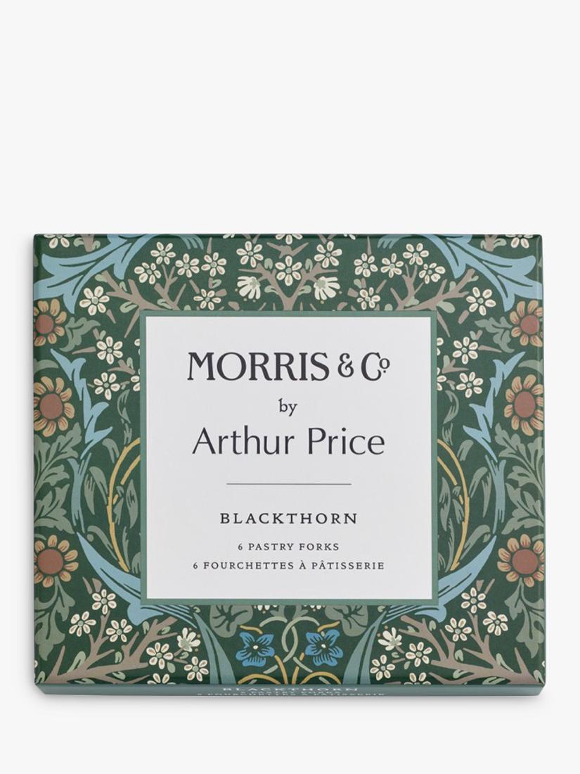 Morris & Co Blackthorn pastry forks set of 6 (British brand)