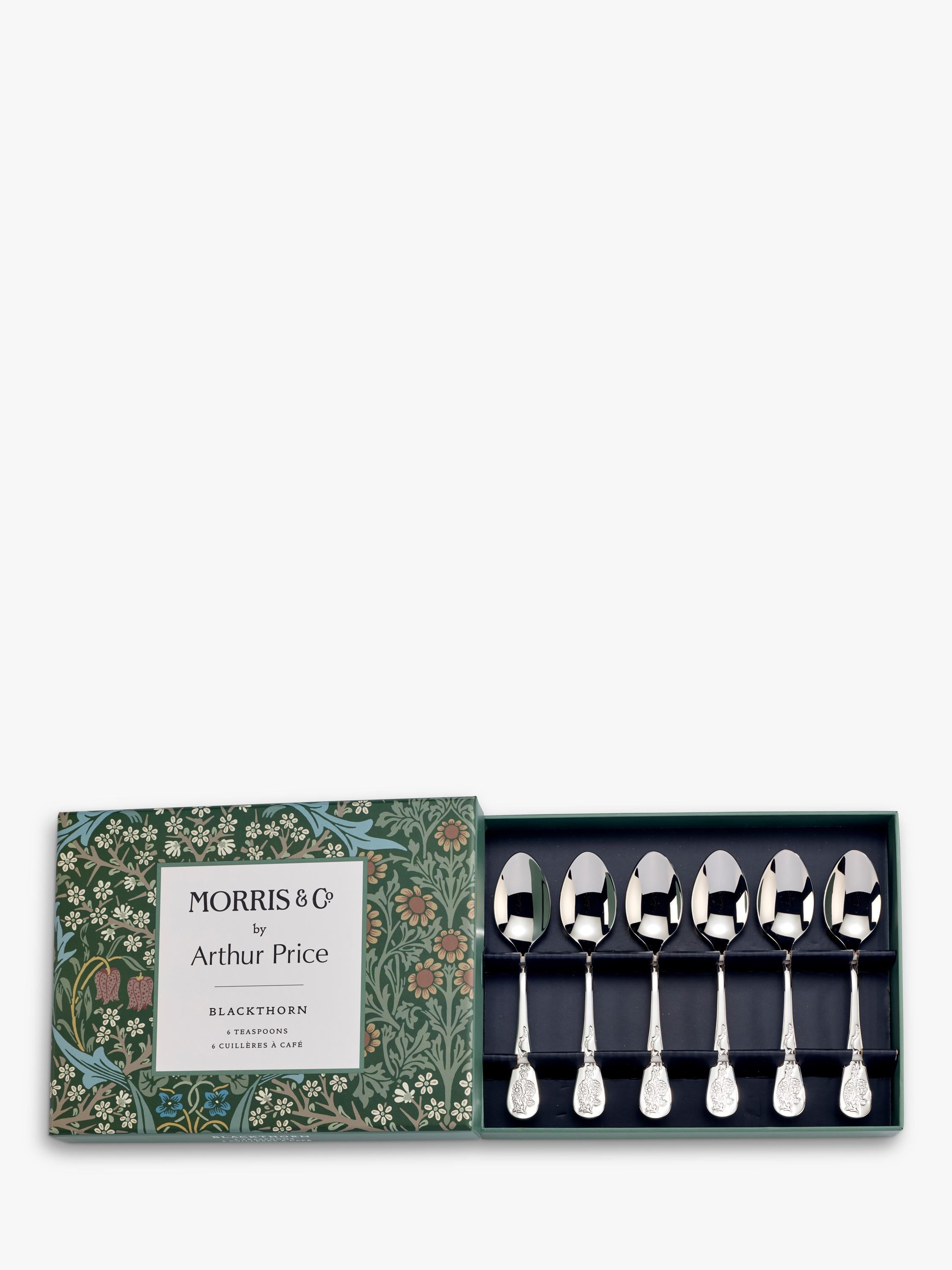 Arthur Price Blackthorn teaspoon set 6 pieces - British product