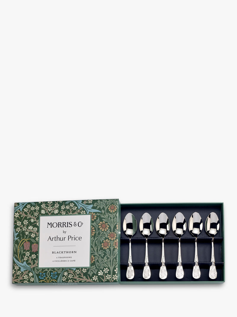 Arthur Price Blackthorn teaspoon set 6 pieces - British product