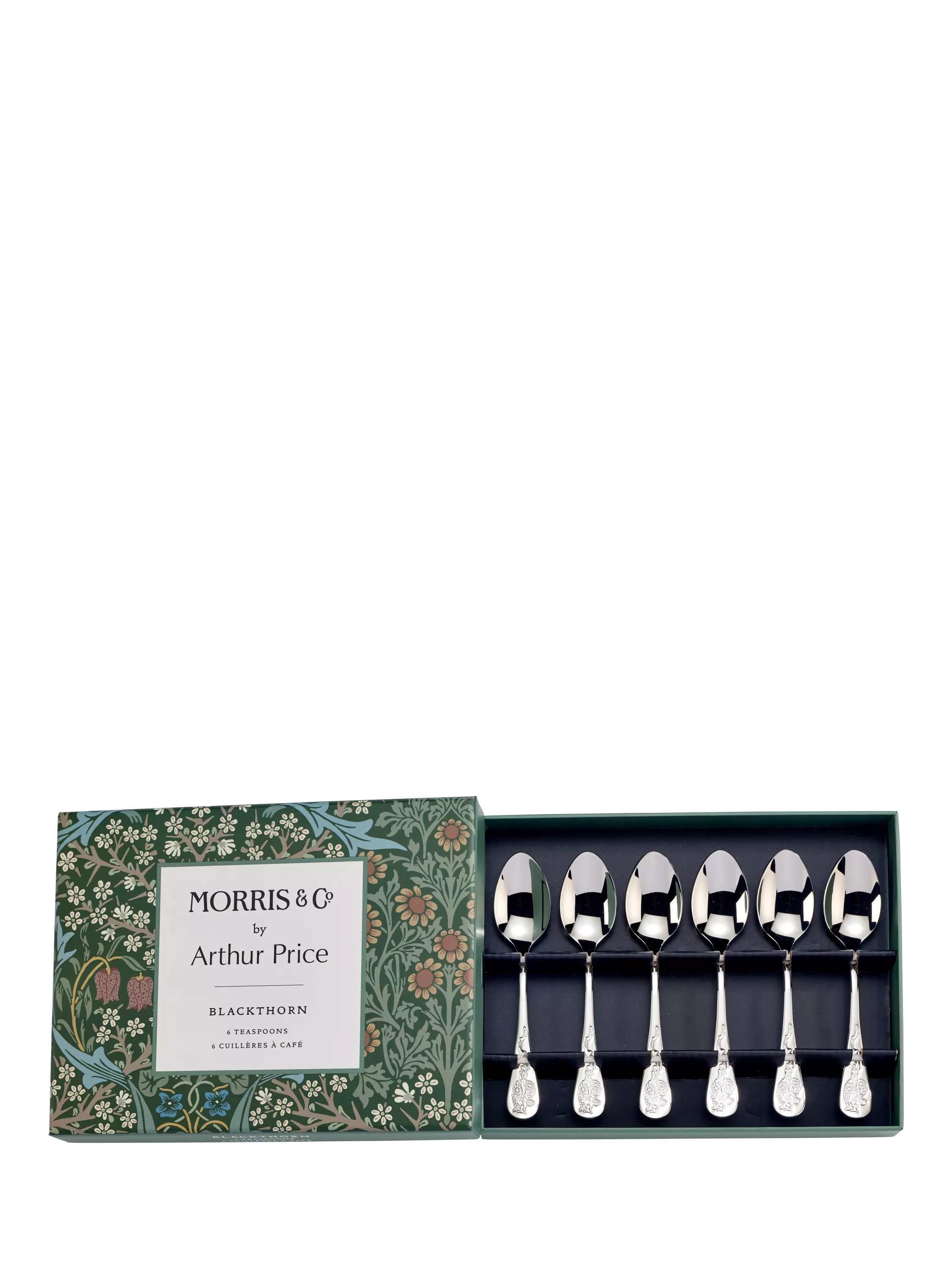 Arthur Price Blackthorn teaspoon set 6 pieces - British product