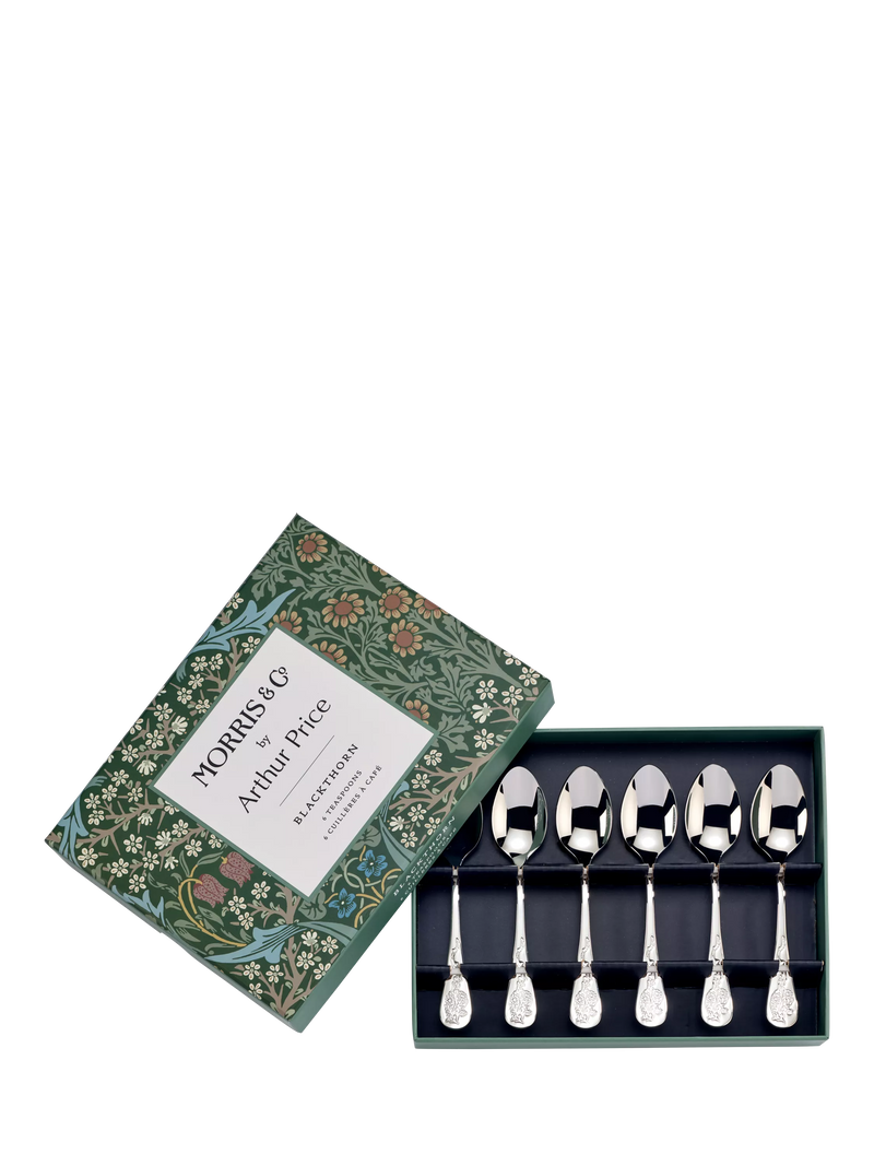Arthur Price Blackthorn teaspoon set 6 pieces - British product