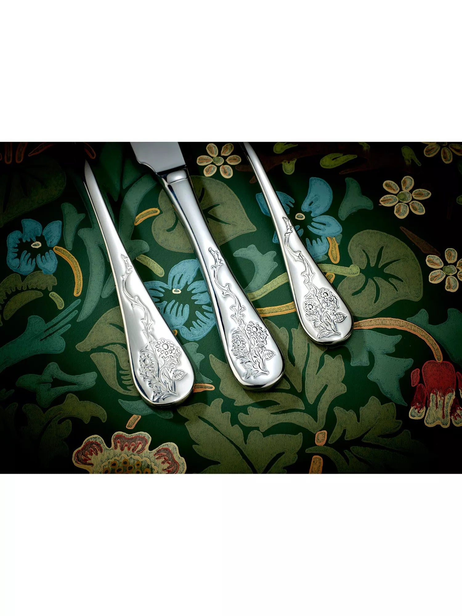 Morris & Co. Blackthorn stainless steel salad serving set (British brand)