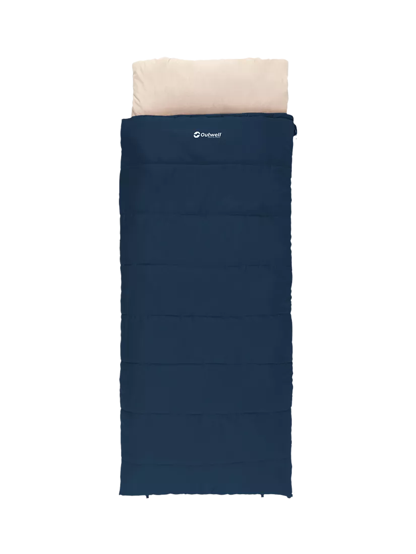 Outwell Contour Lux dual-season sleeping bag grey, UK version