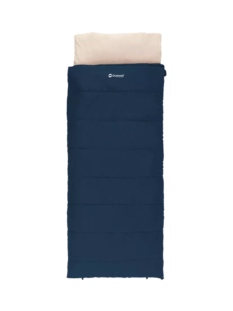 Outwell Contour Lux dual-season sleeping bag grey, UK version