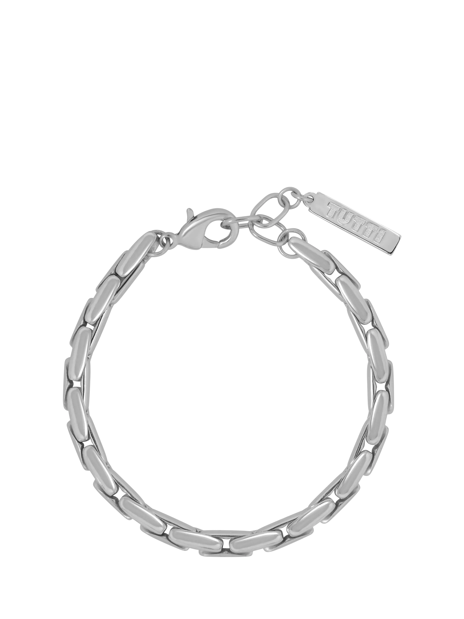 TUTTI Refine Chain Bracelet in silver (British brand)