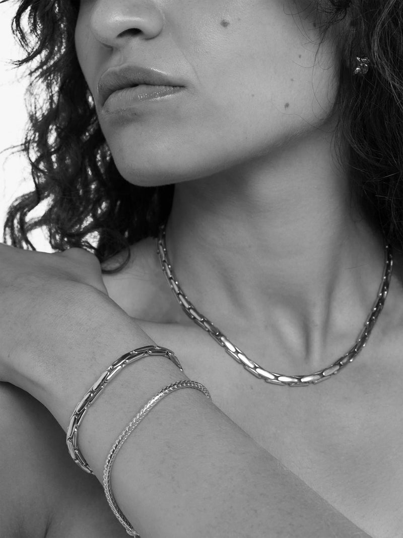 TUTTI Refine Chain Bracelet in silver (British brand)