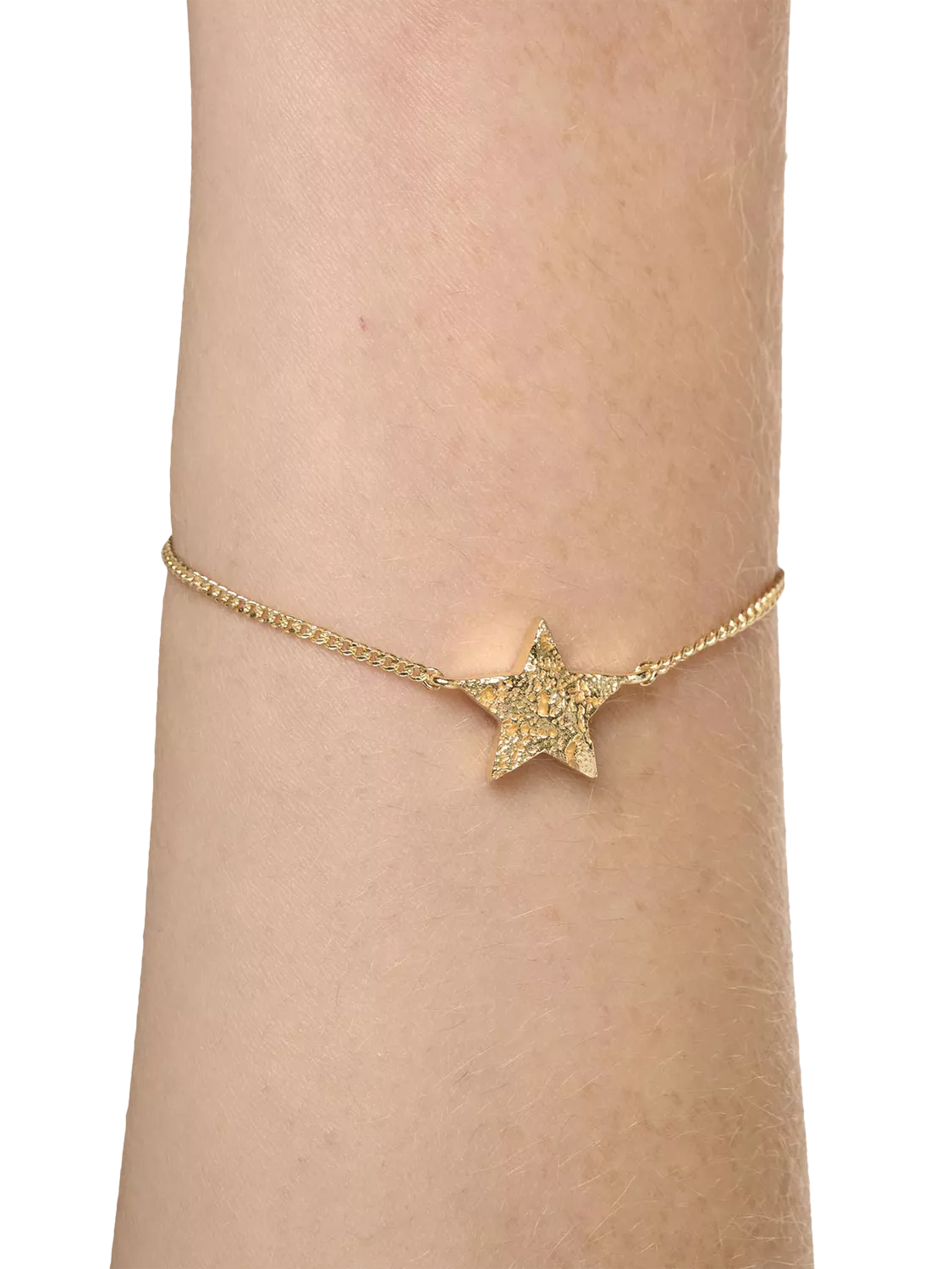 TUTTI star bracelet gold adjustable, imported from the UK