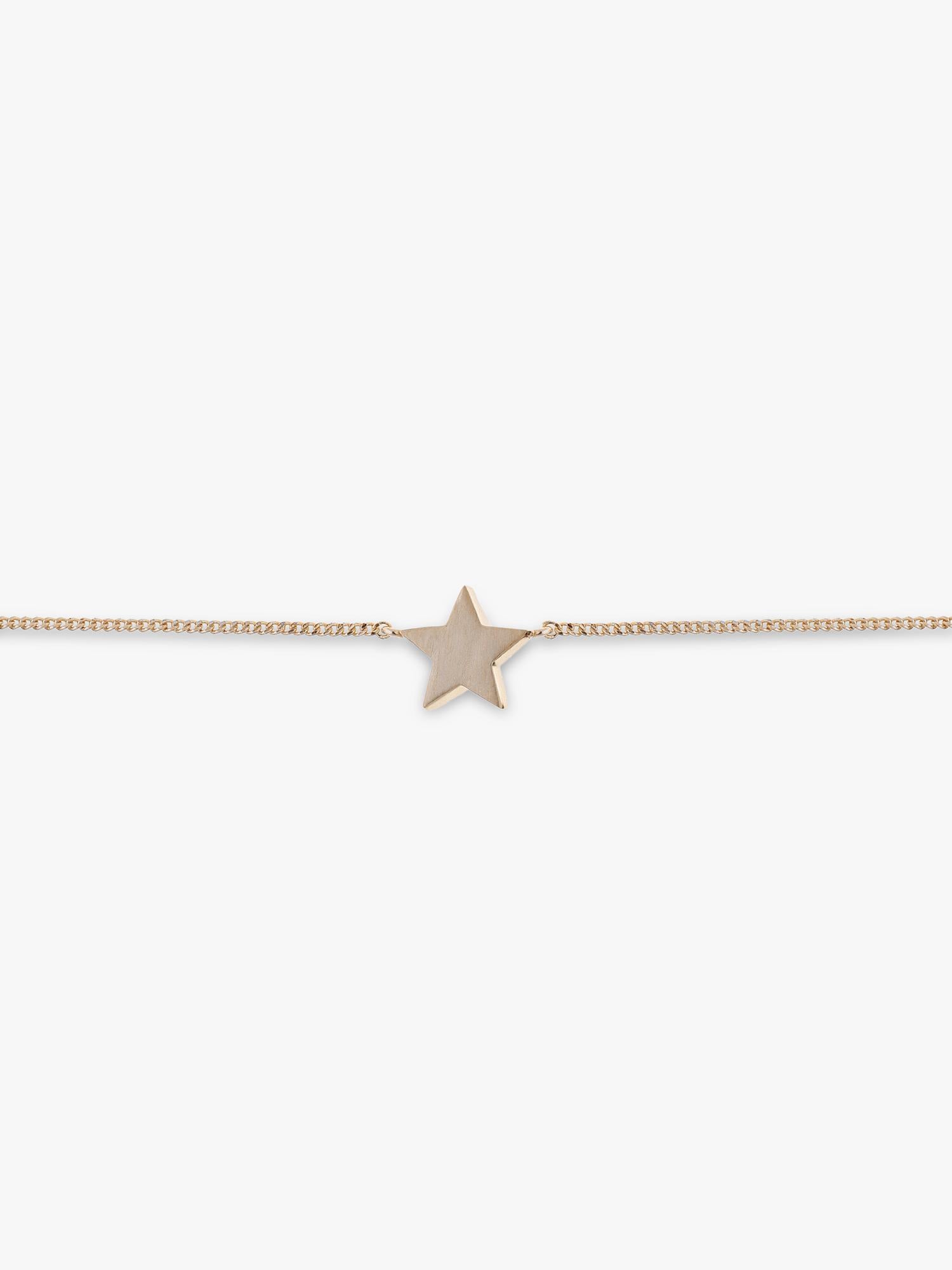 TUTTI star bracelet gold adjustable, imported from the UK
