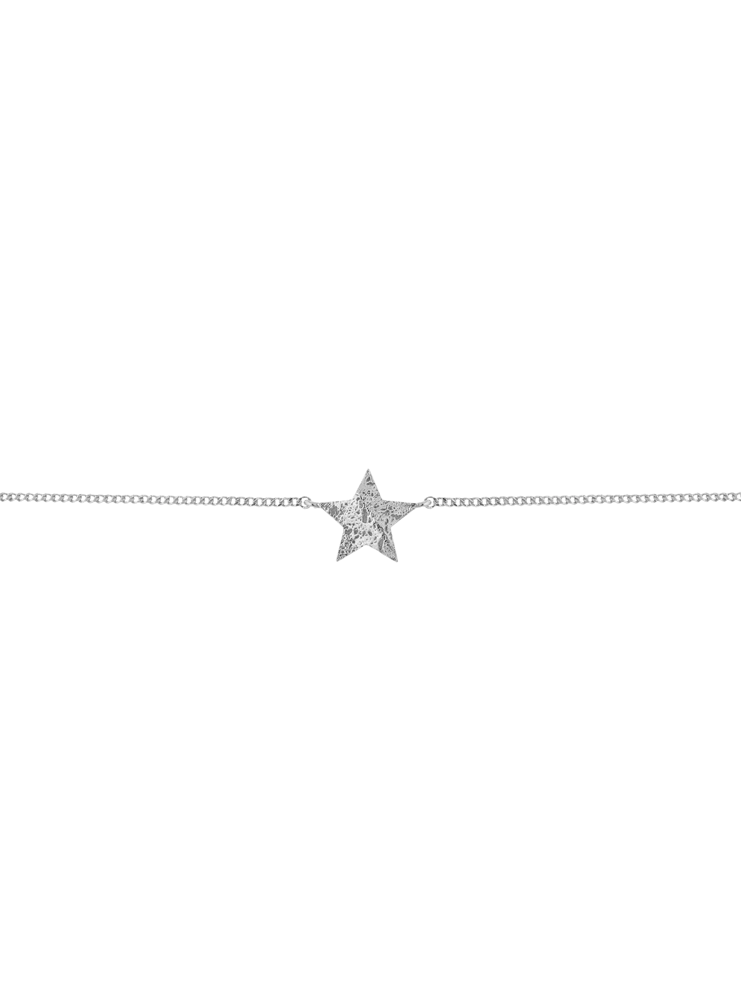 TUTTI star charm bracelet sterling silver plated brass - British product