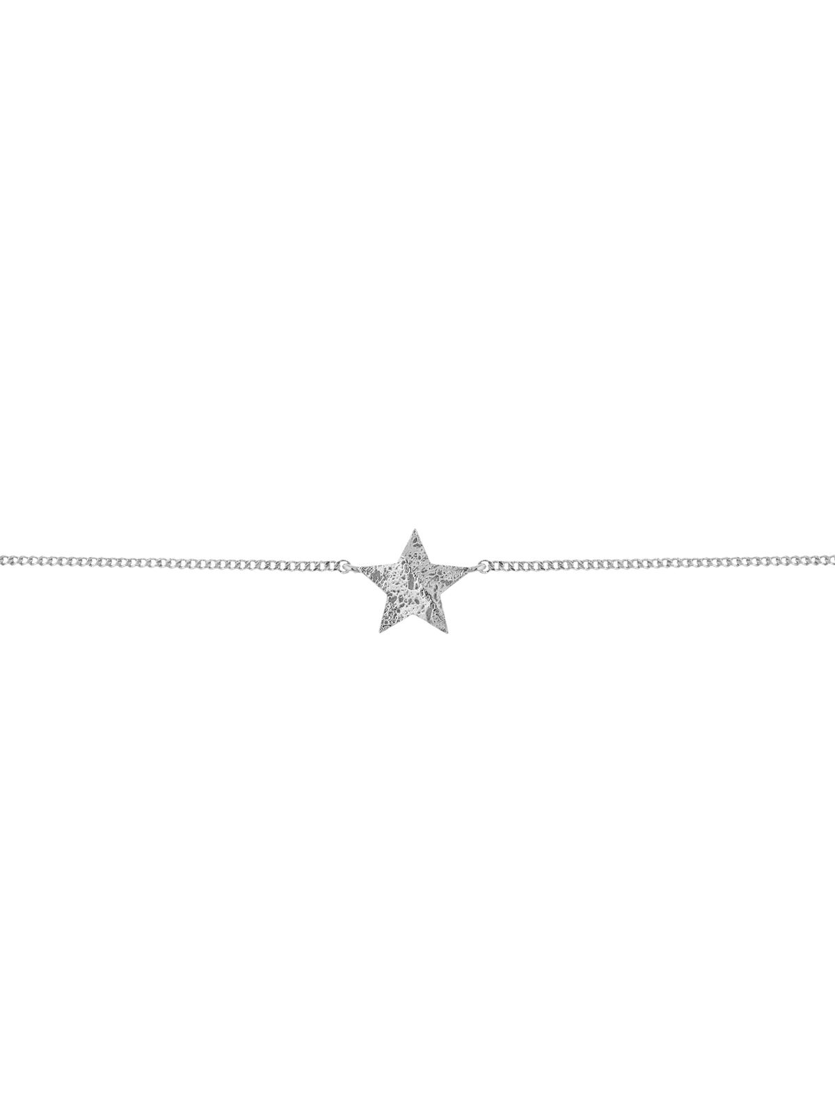 TUTTI star charm bracelet sterling silver plated brass - British product