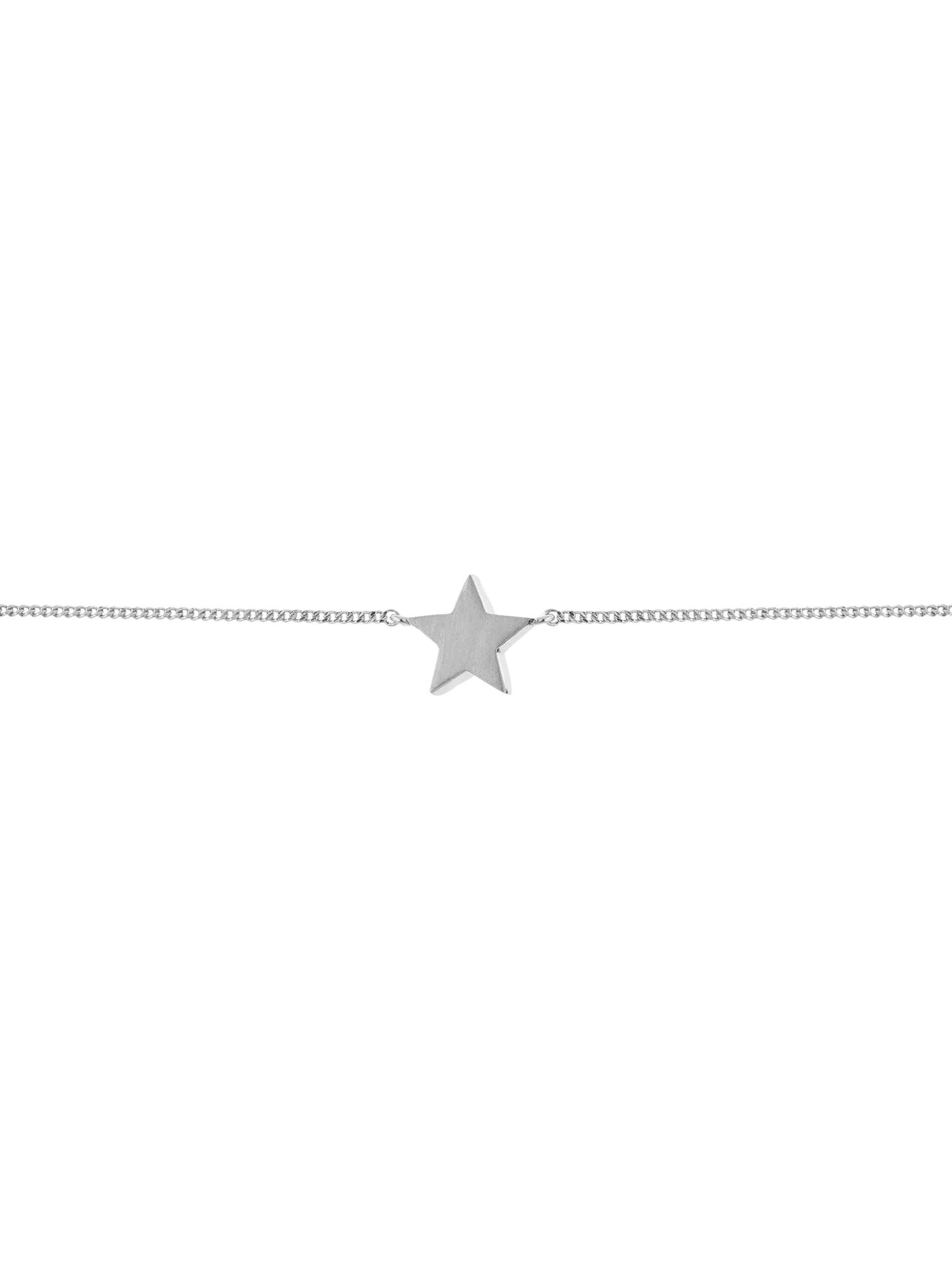 TUTTI star charm bracelet sterling silver plated brass - British product