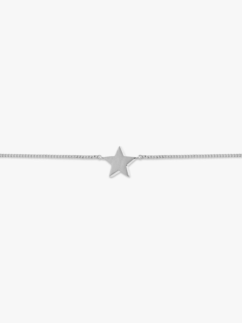 TUTTI star charm bracelet sterling silver plated brass - British product