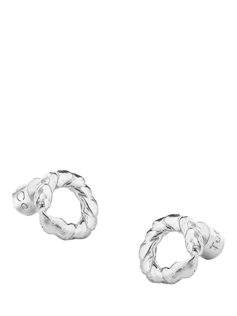 TUTTI Ember stud earrings in silver - British product
