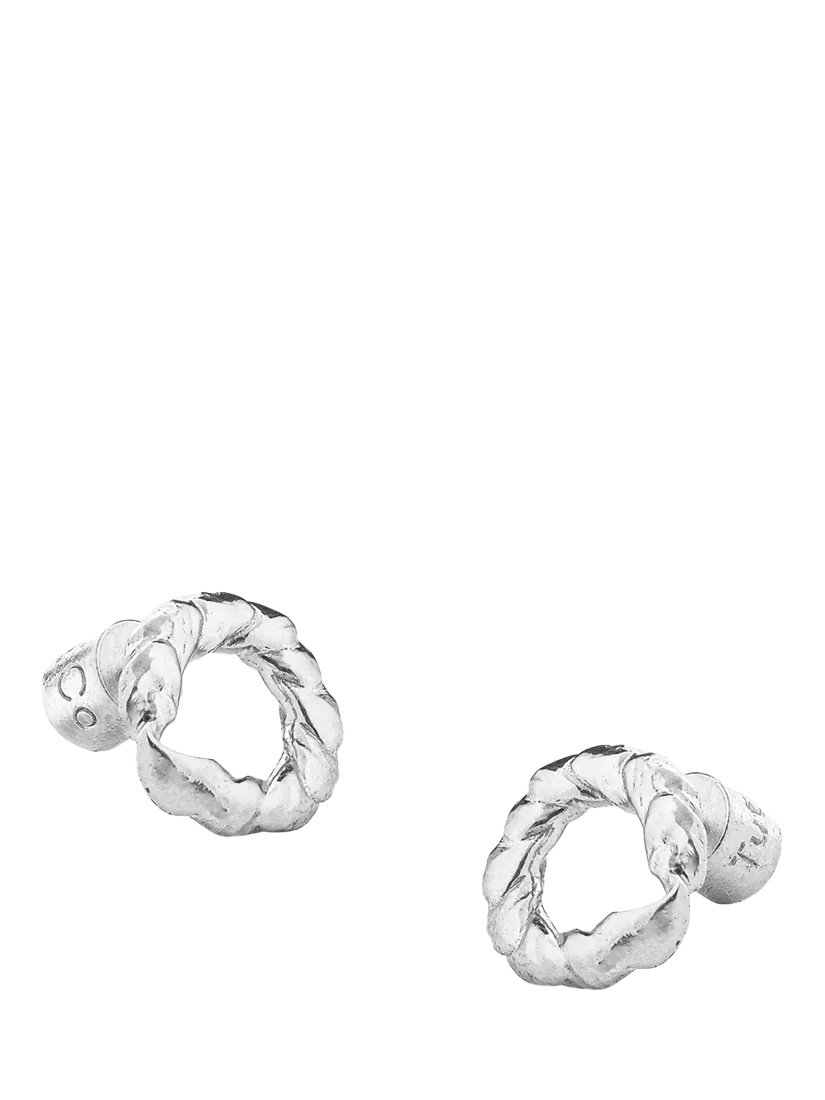 TUTTI Ember stud earrings in silver - British product