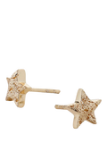 TUTTI star stud earrings H0.80cm - British product