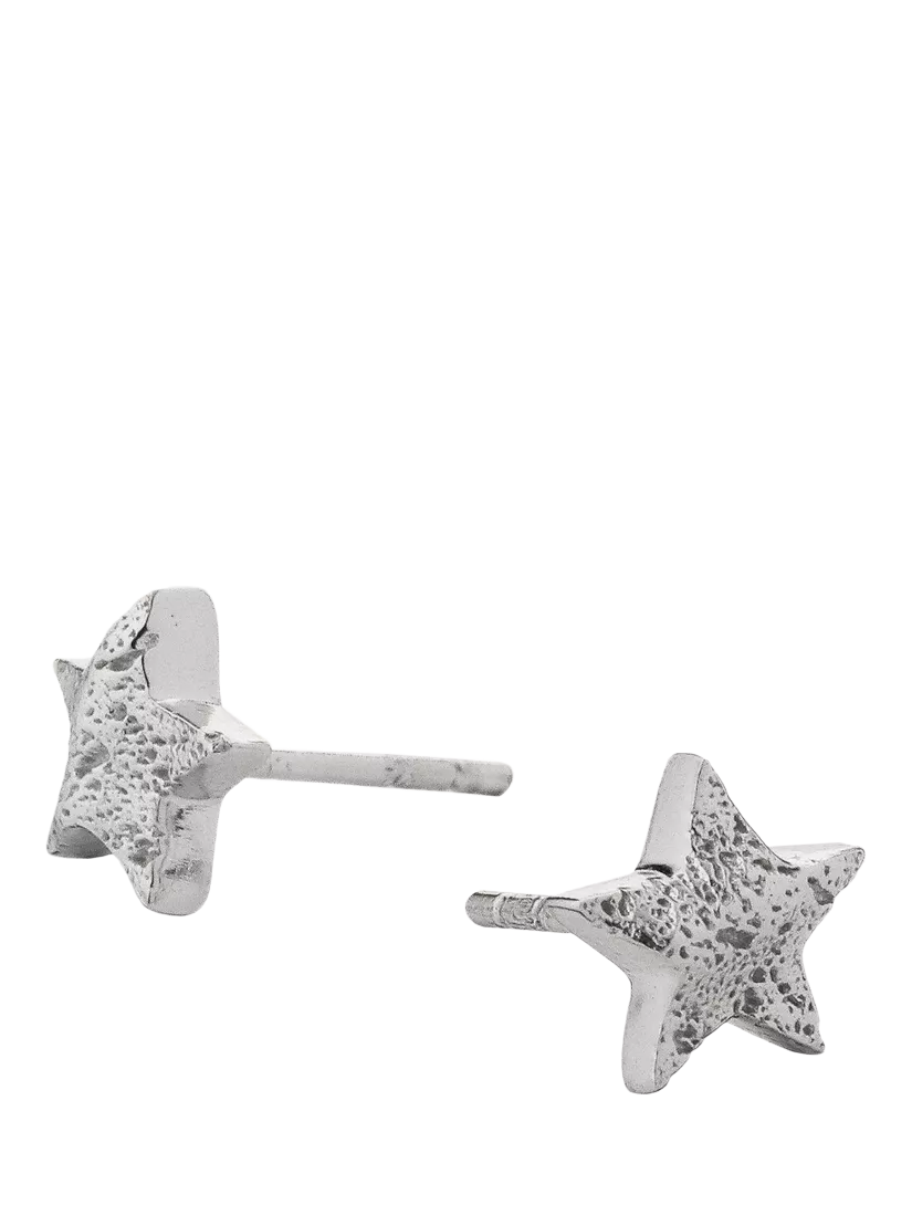 TUTTI Cosma star stud earrings silver - British product
