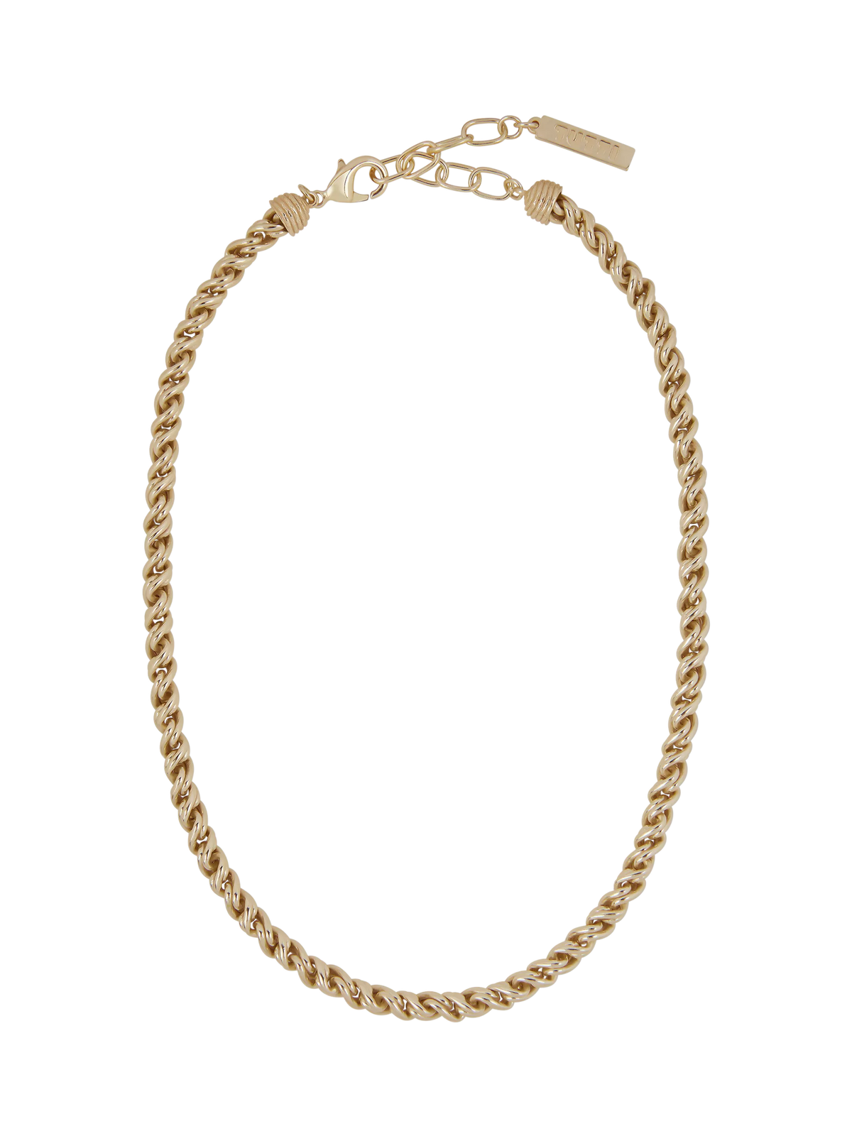 TUTTI Tide rope chain necklace 39cm, imported from the UK