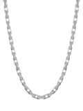 TUTTI Refine textured silver necklace, UK version