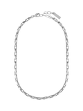 TUTTI Refine textured silver necklace, UK version