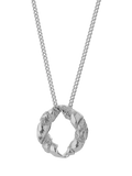 TUTTI Ember double chain necklace in silver, UK version