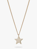 TUTTI Cosma star pendant necklace gold-plated sterling silver, imported from the UK