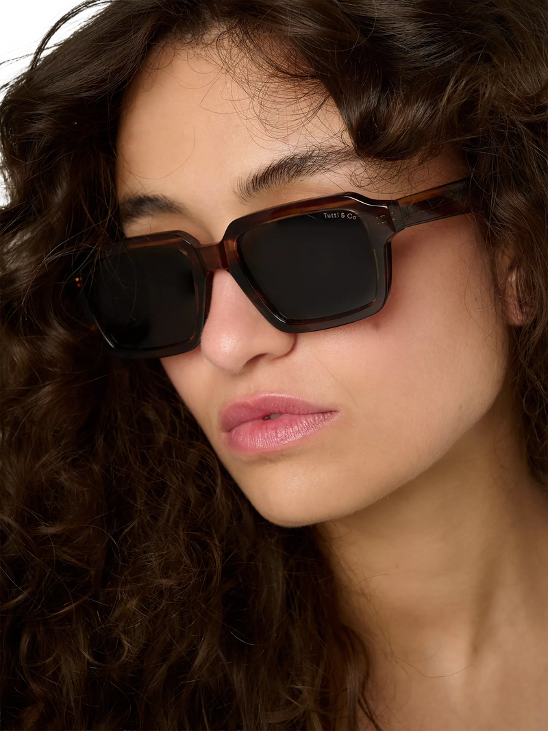 TUTTI Cove polarised rectangular sunglasses - British product