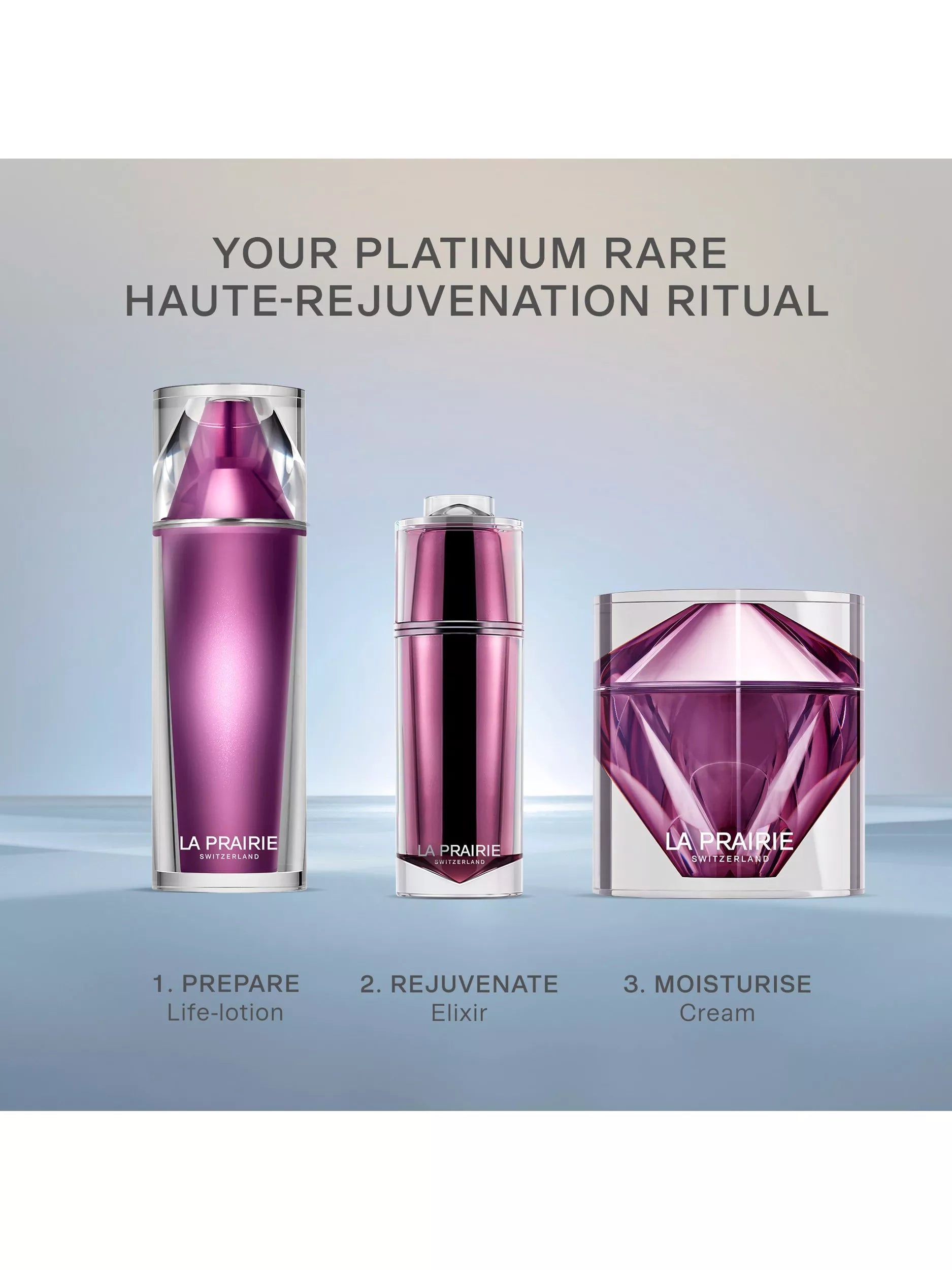 La Prairie Platinum Rare Haute-Rejuvenation Elixir 30ml, imported from the UK