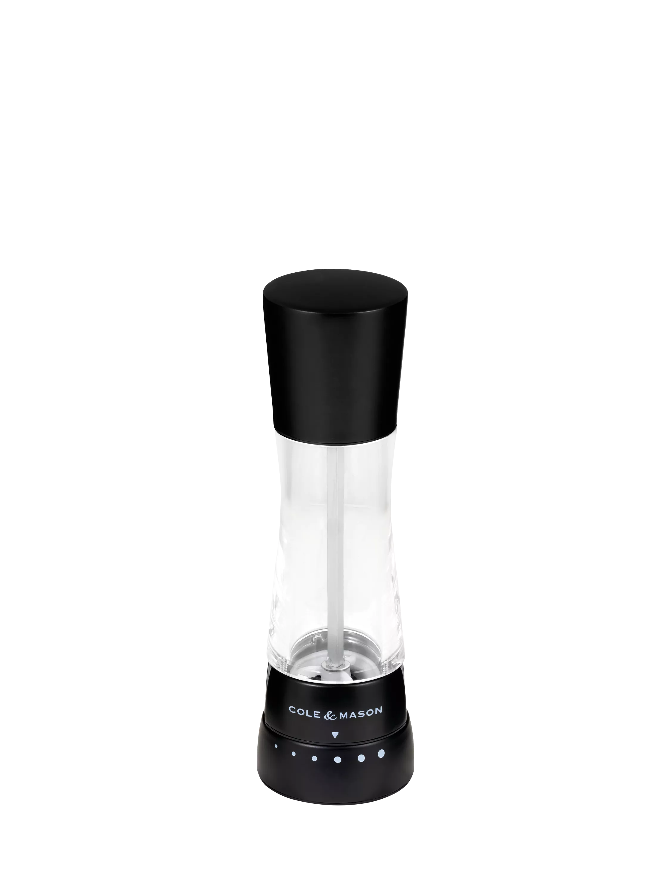 Cole & Mason Derwent salt and pepper mill set matt black - British product