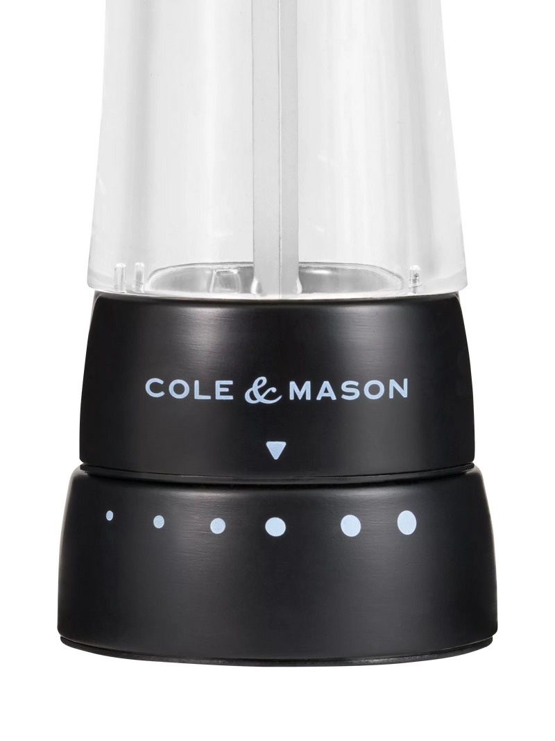 Cole & Mason Derwent salt and pepper mill set matt black - British product
