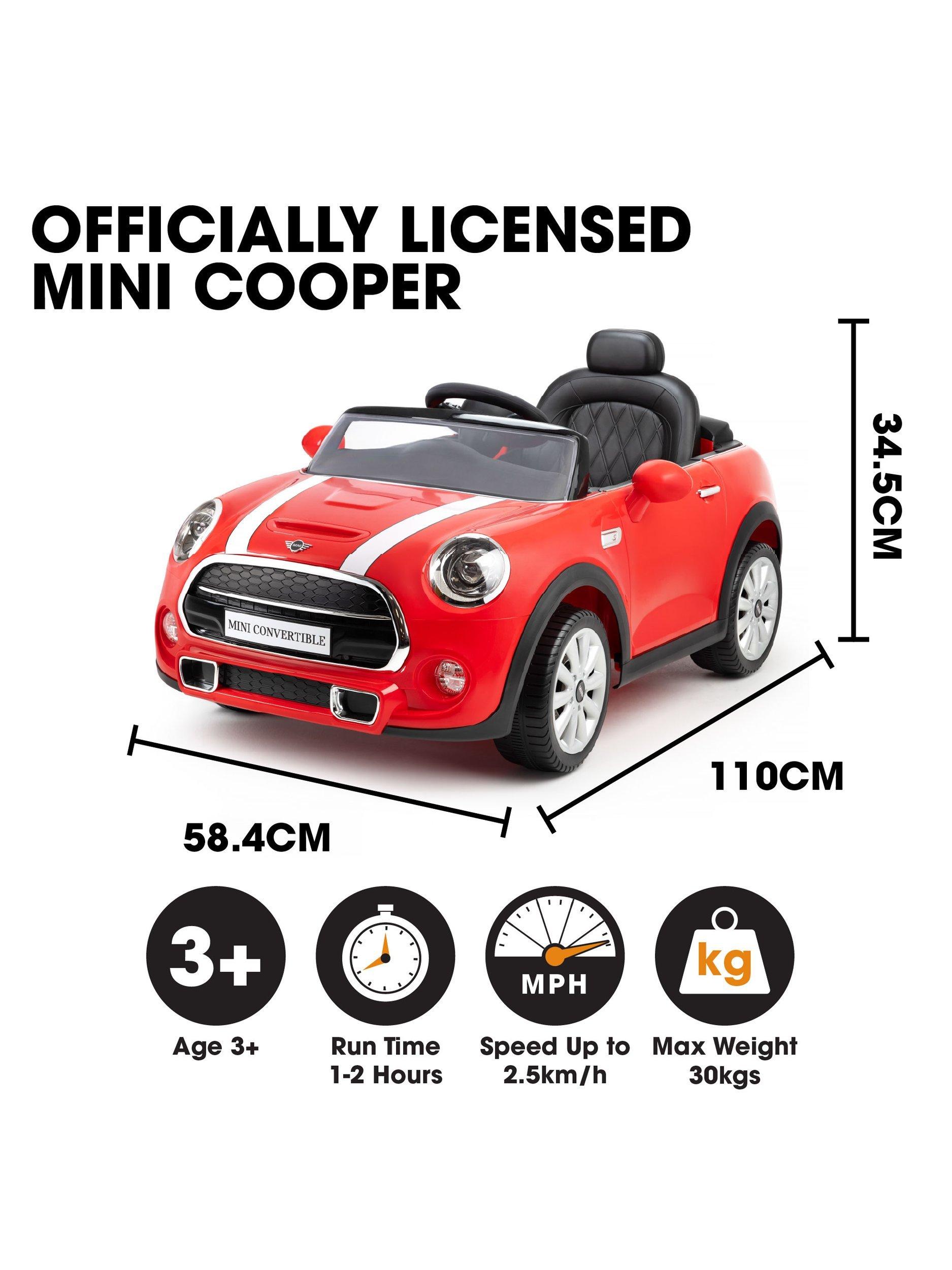 Wilton Bradley Xootz Mini Cooper Convertible Ride On Car, UK version