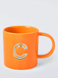 John Lewis Embossed Alphabet Fine China Mug 320ml