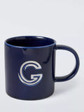 John Lewis Embossed Alphabet Fine China Mug 320ml