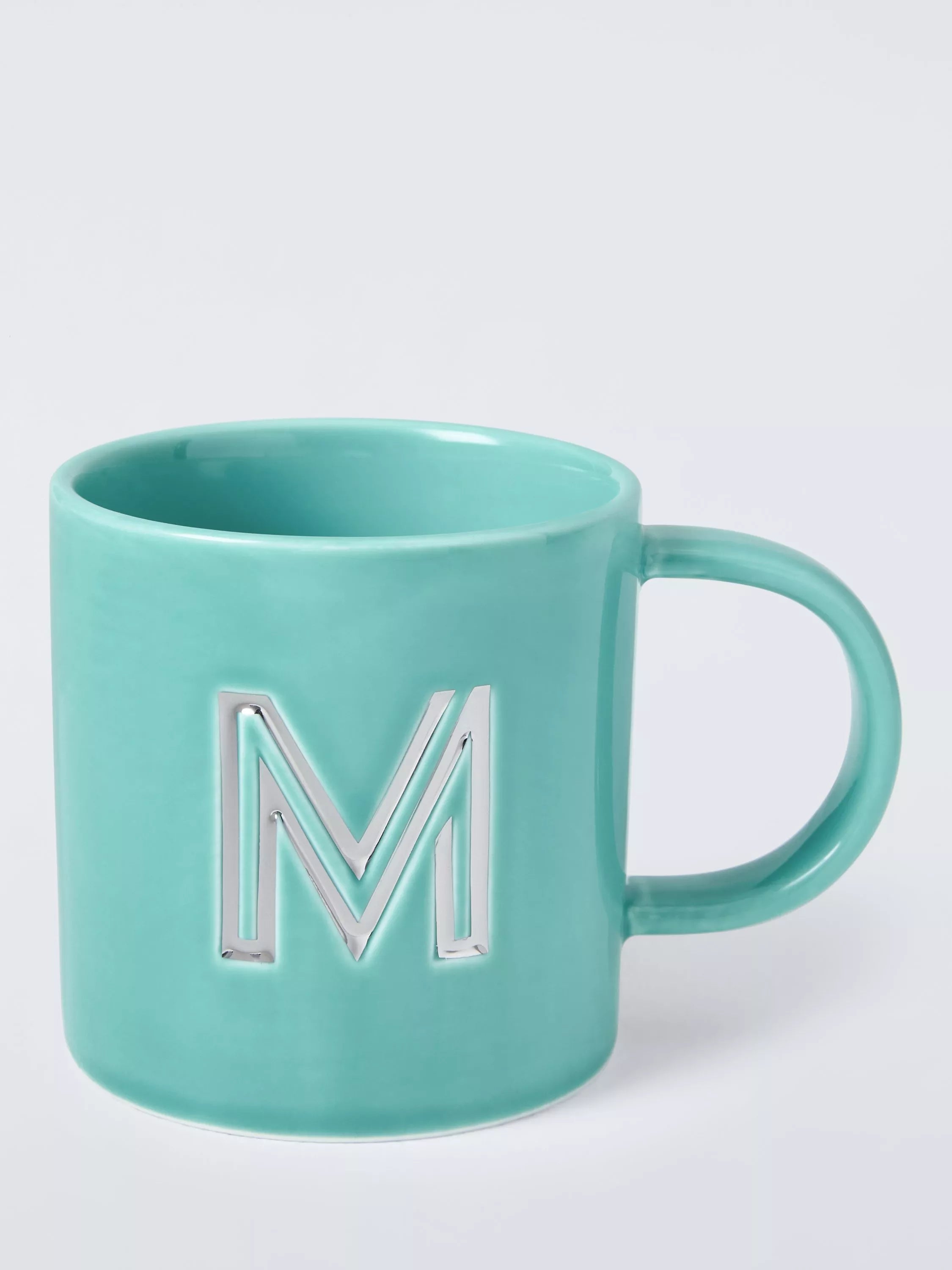 John Lewis Embossed Alphabet Fine China Mug 320ml