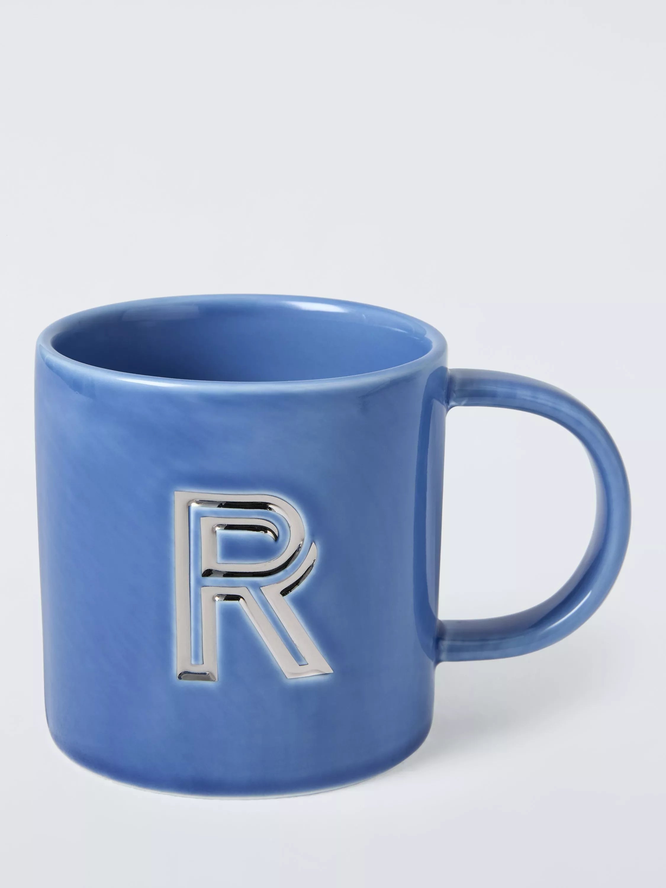 John Lewis Embossed Alphabet Fine China Mug 320ml