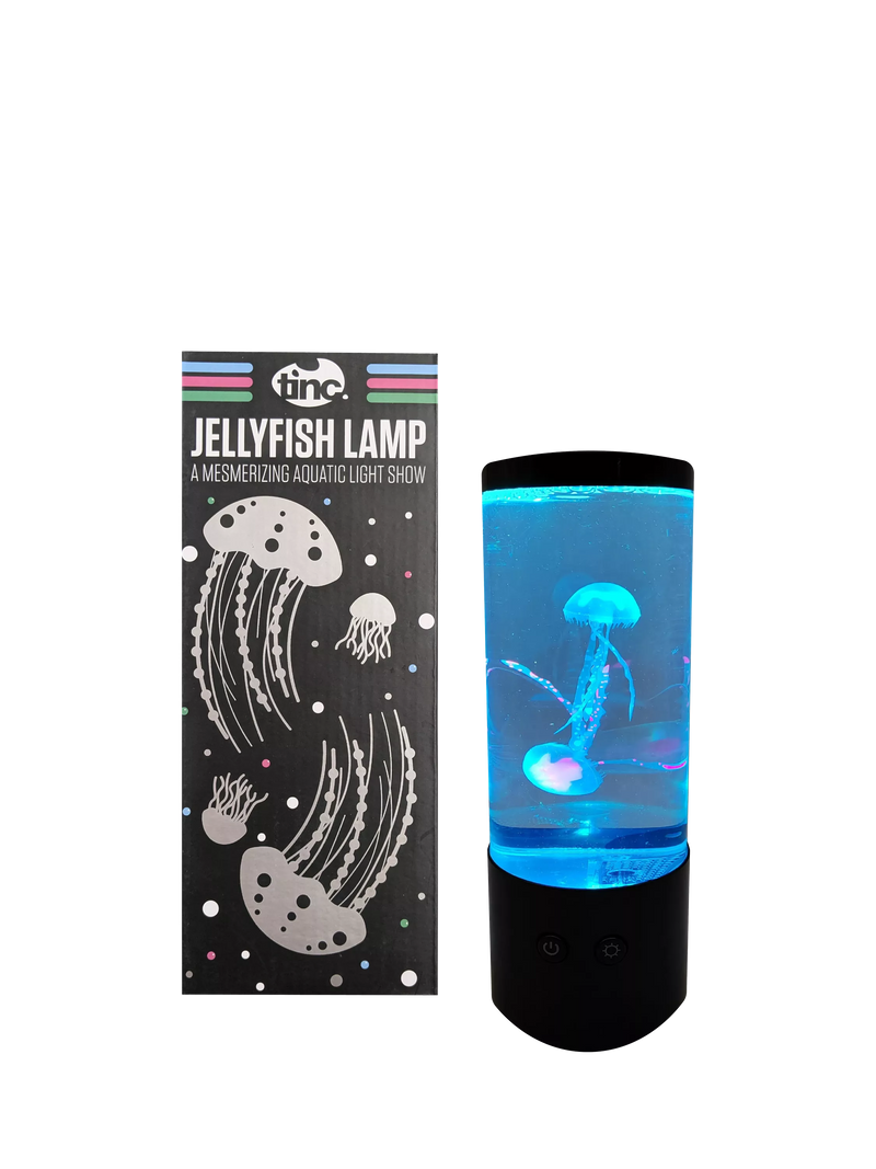 Tinc Jellyfish Lamp Multi with floating jellyfish, UK version
