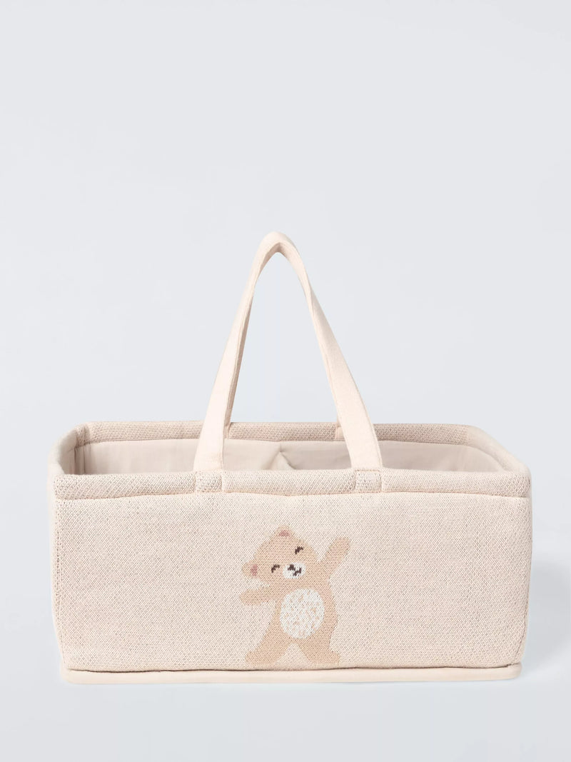John Lewis Daydream Bear nappy caddy in brown, UK version