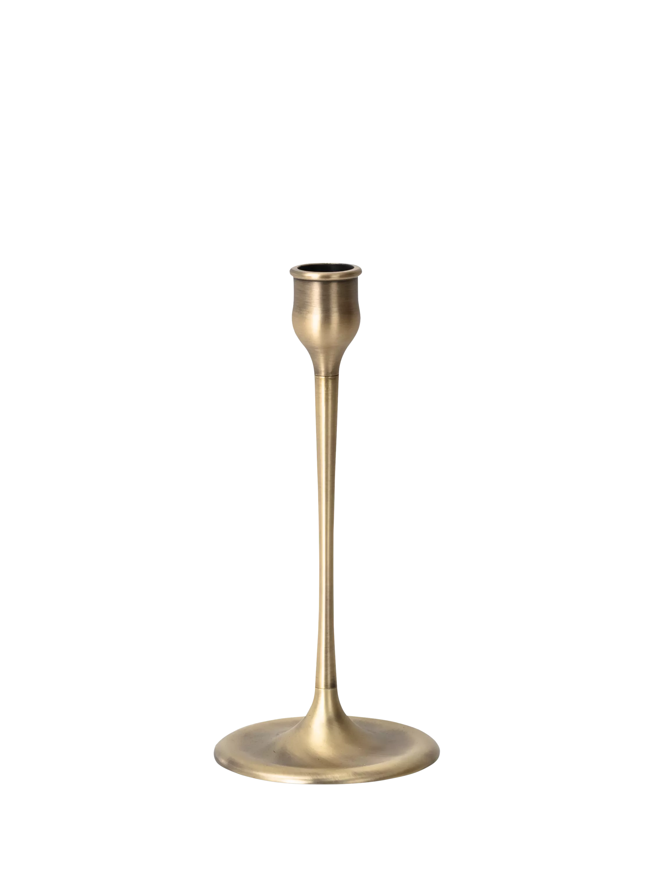 Neptune Heddon large brass candlestick H19cm - British product
