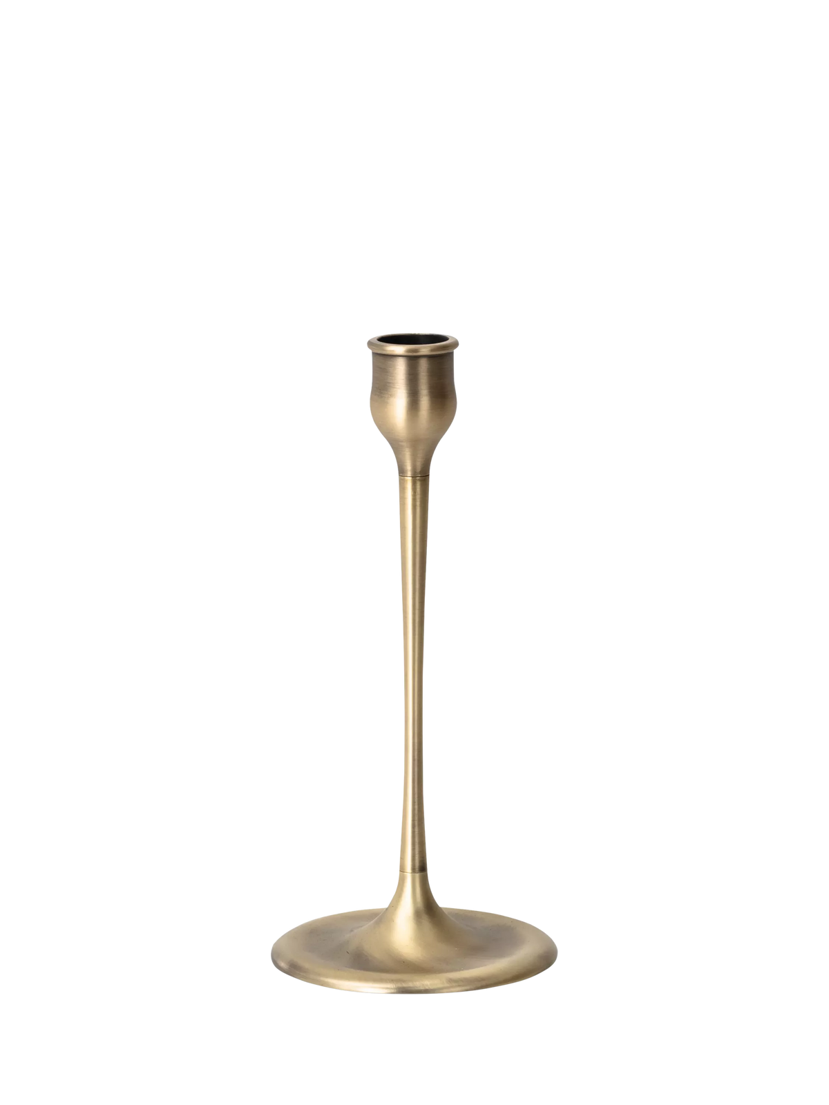 Neptune Heddon large brass candlestick H19cm - British product