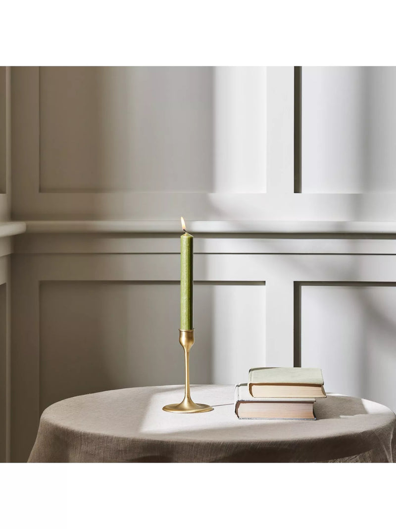 Neptune Heddon large brass candlestick H19cm - British product