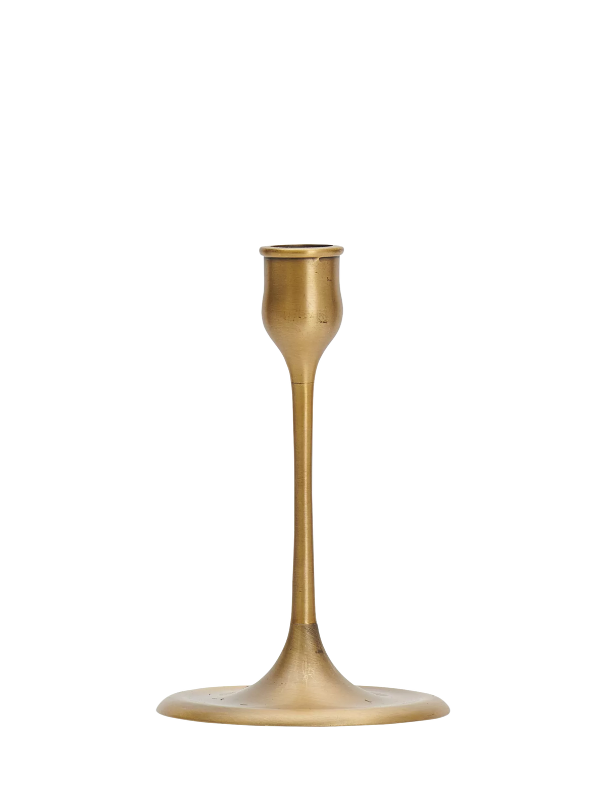 Neptune brass candlestick H14cm, imported from the UK